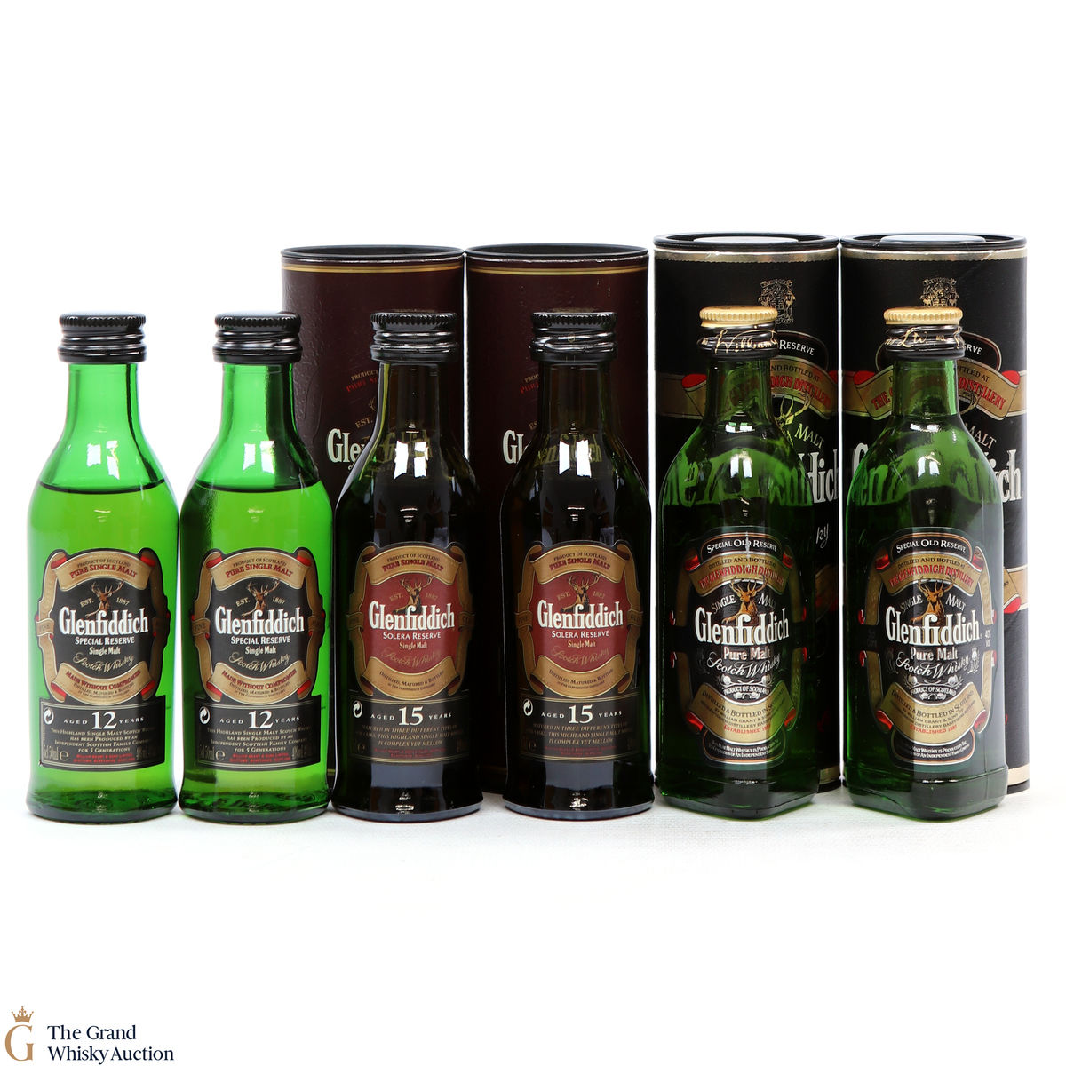 6 x Glenfiddich Miniatures