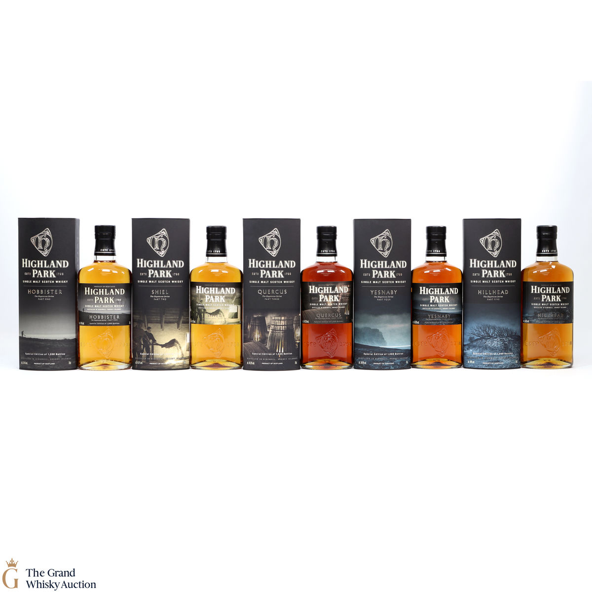 Highland Park - Keystones Series - Hobbister, Shiel, Quercus, Yesnaby & Hillhead