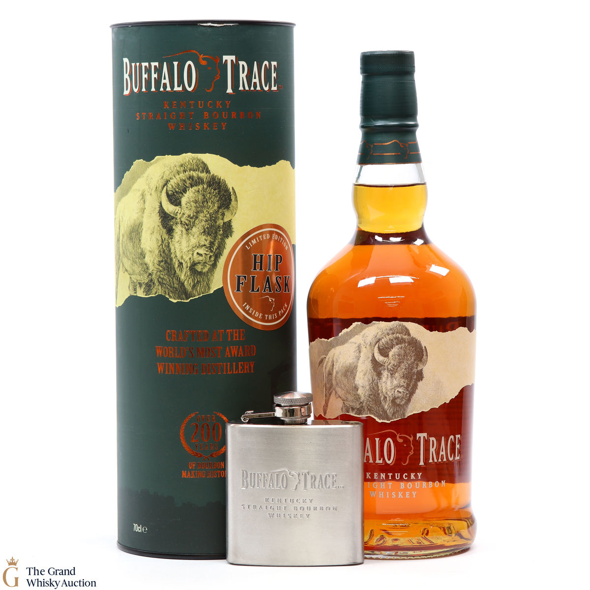 Buffalo Trace - Kentucky Bourbon & Hip Flask