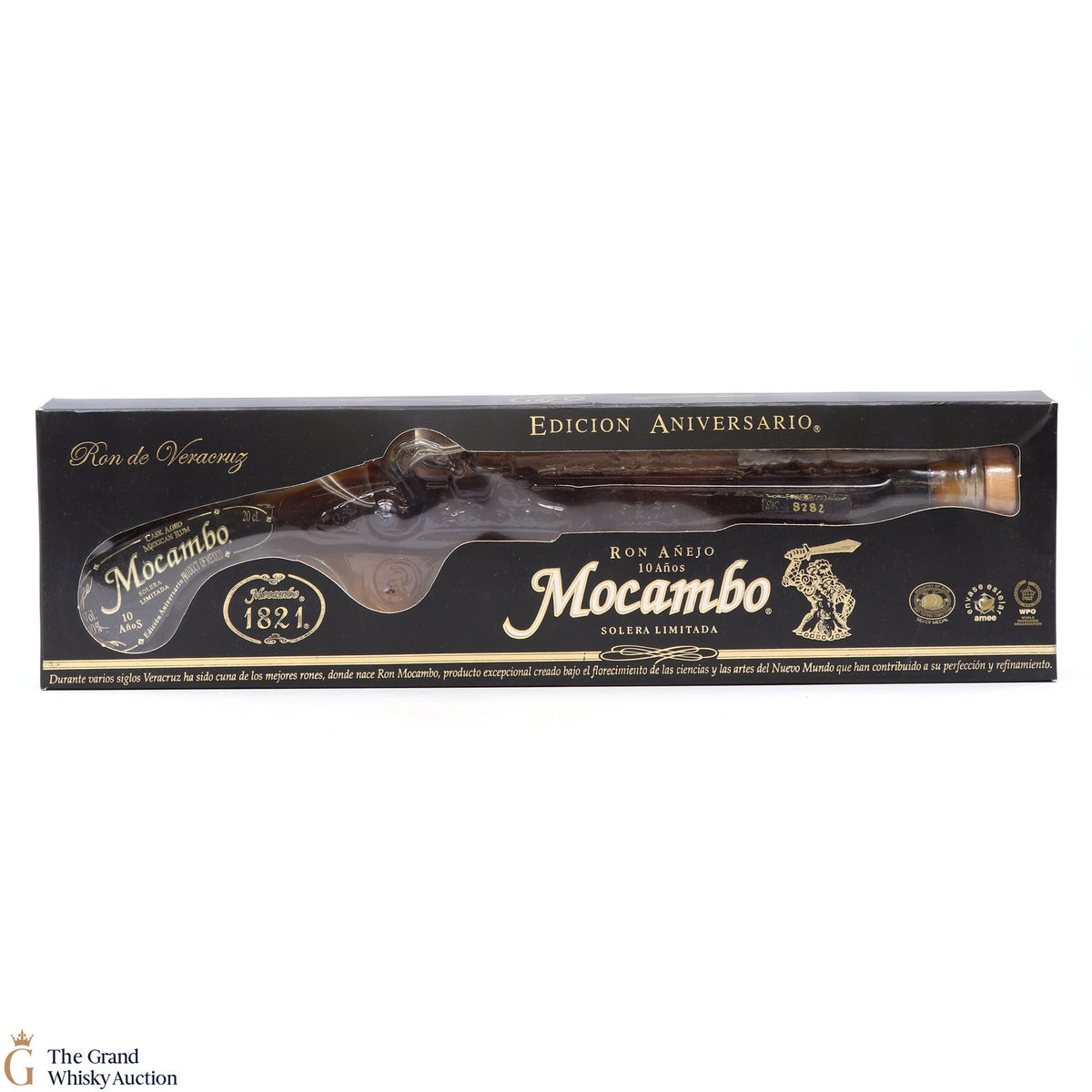 Mocambo - 10 Year Old Glass Buccaneer Pistol (20cl)