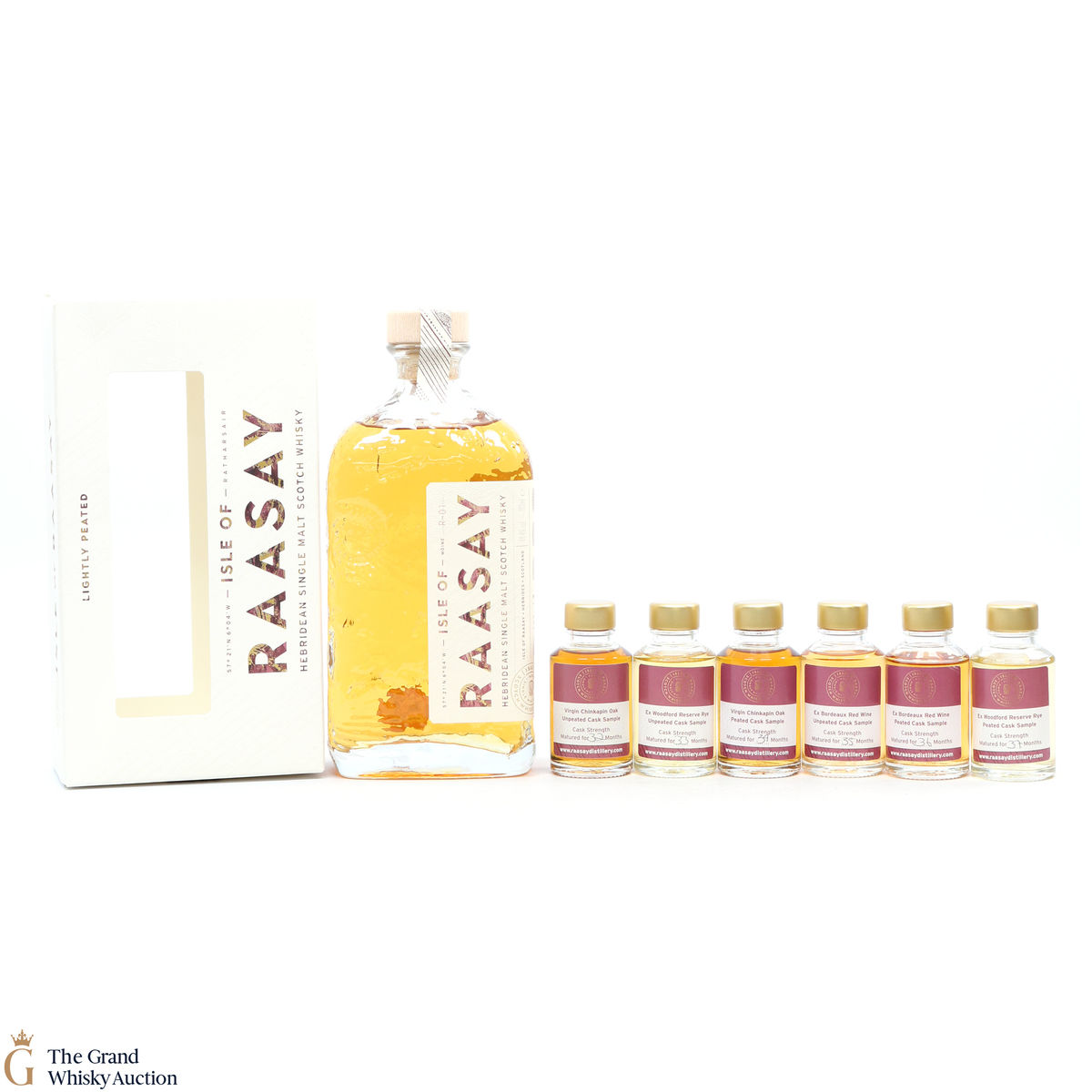 Raasay - Single Malt - R-01 + 6 x 5cl Sample Pack