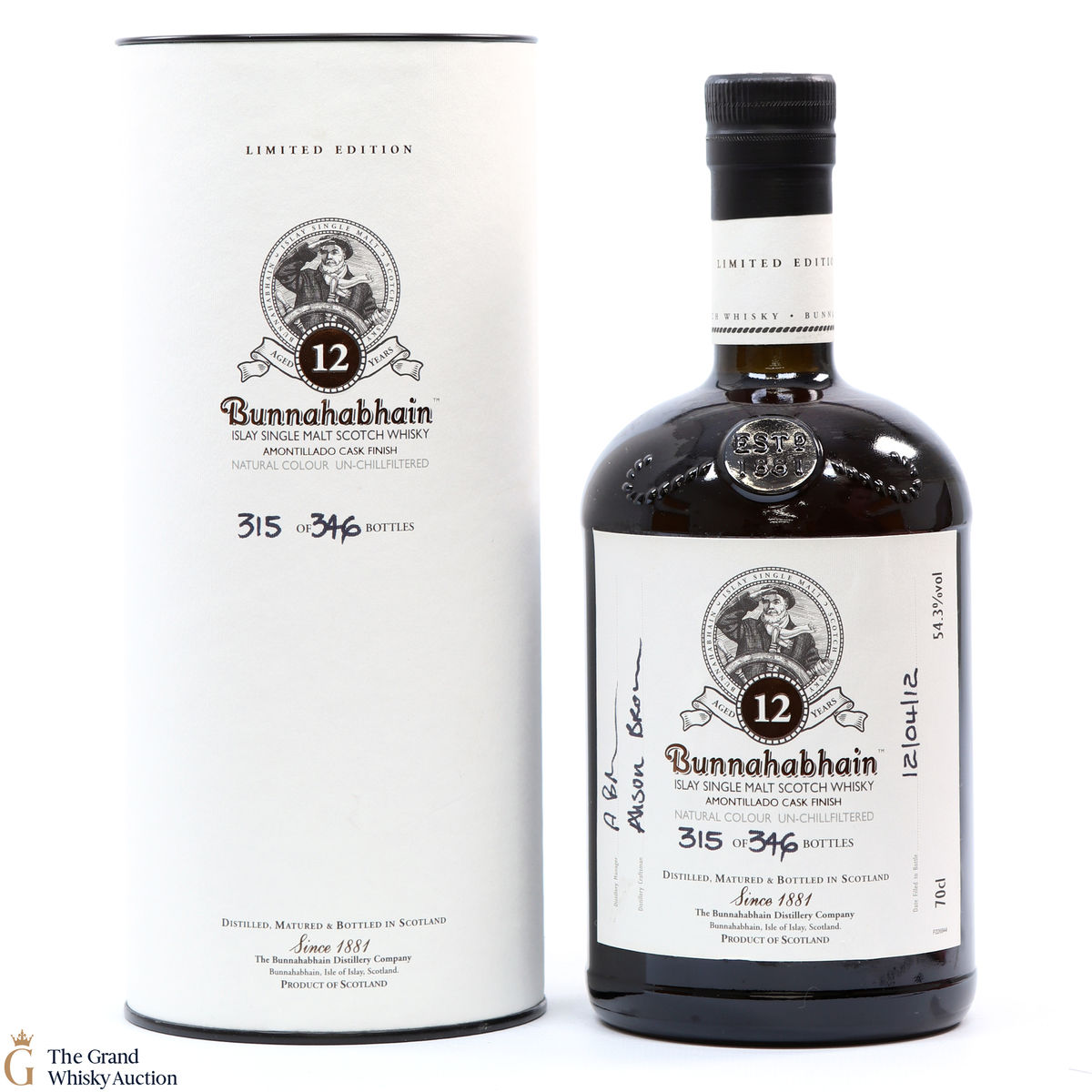 Bunnahabhain - 12 Year Old  - Amontillado - Feis Ile 2012