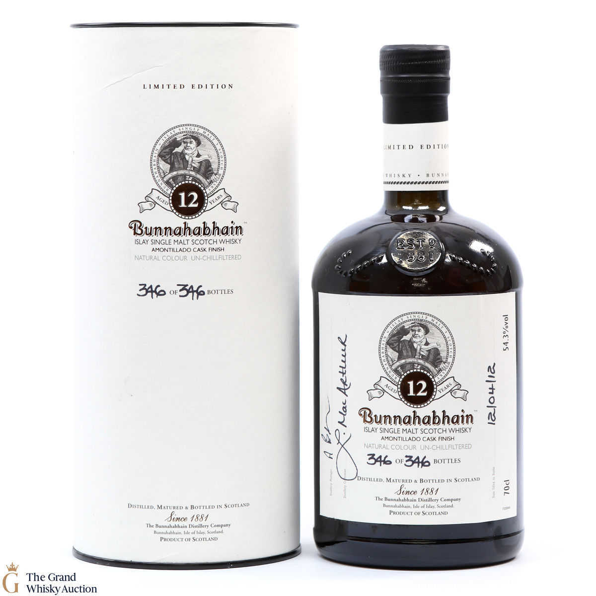 Bunnahabhain - 12 Year Old  - Amontillado - Feis Ile 2012 