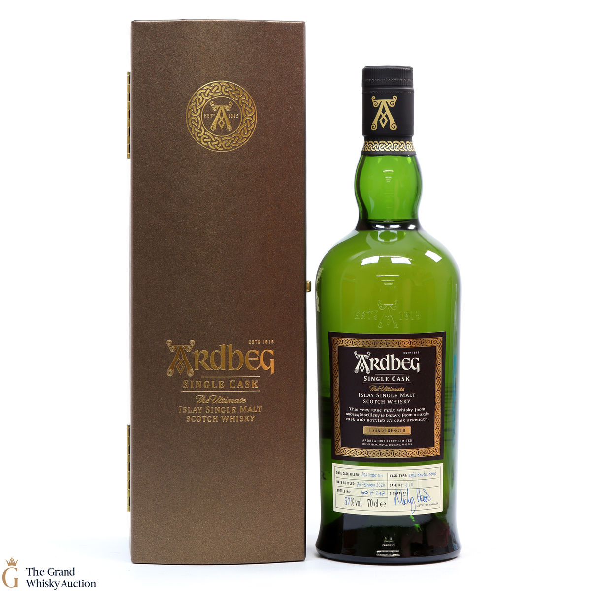 Ardbeg - 2010 Single Cask #3150 (Signed by M.Heads)
