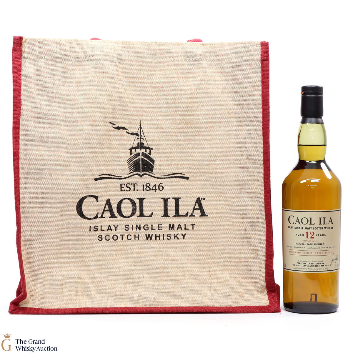Caol Ila - 12 Year Old Moscatel Finish Feis Ile 2021 + Bag