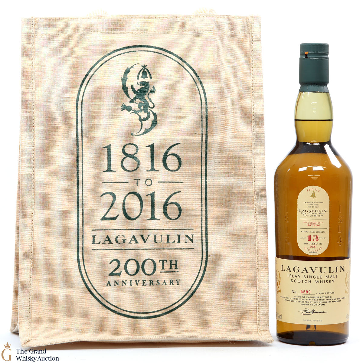 Lagavulin - 13 Year Old - Feis Ile 2021 + Bag