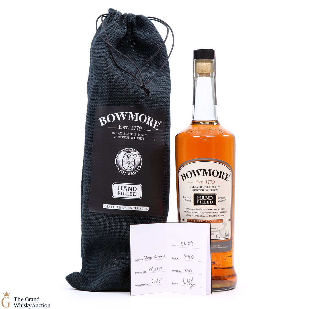 Bowmore - 10 Year Old - 2019 Hand Fill - Virgin Oak #1590