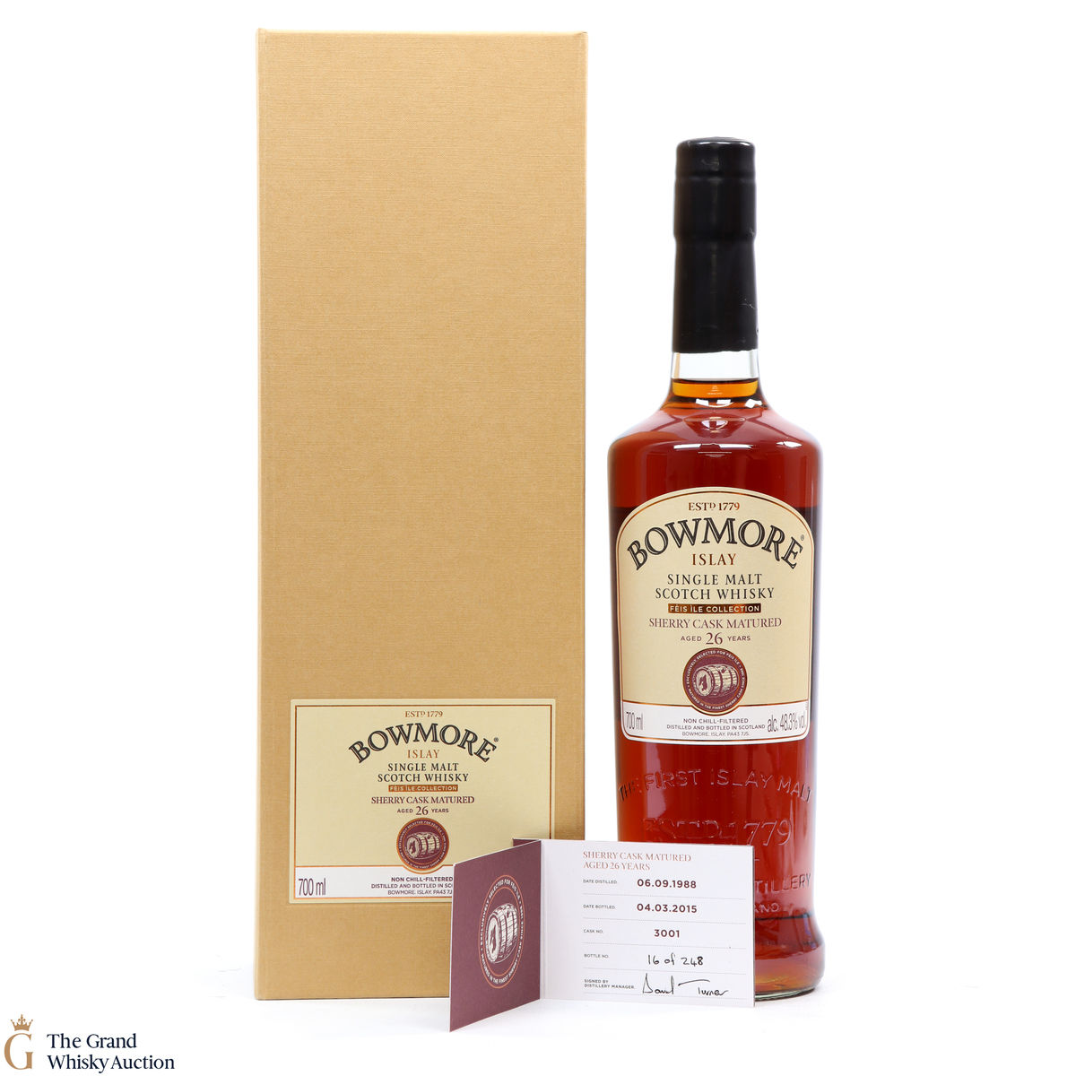 Bowmore - 26 Year Old 1988 Feis Ile 2015 #3001