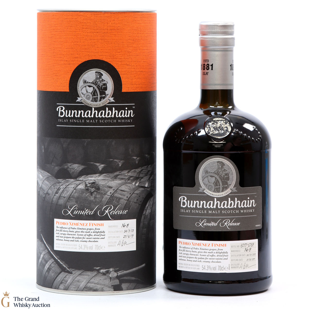 Bunnahabhain - 2003 - Limited Release - Pedro Ximénez Finish
