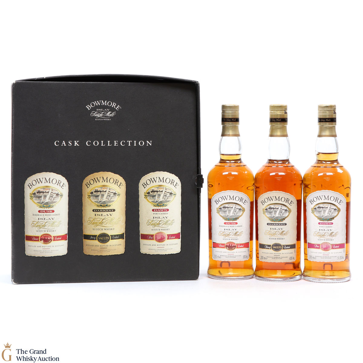 Bowmore - Cask Collection - Dusk, Dawn & Darkest (3 x 20cl)