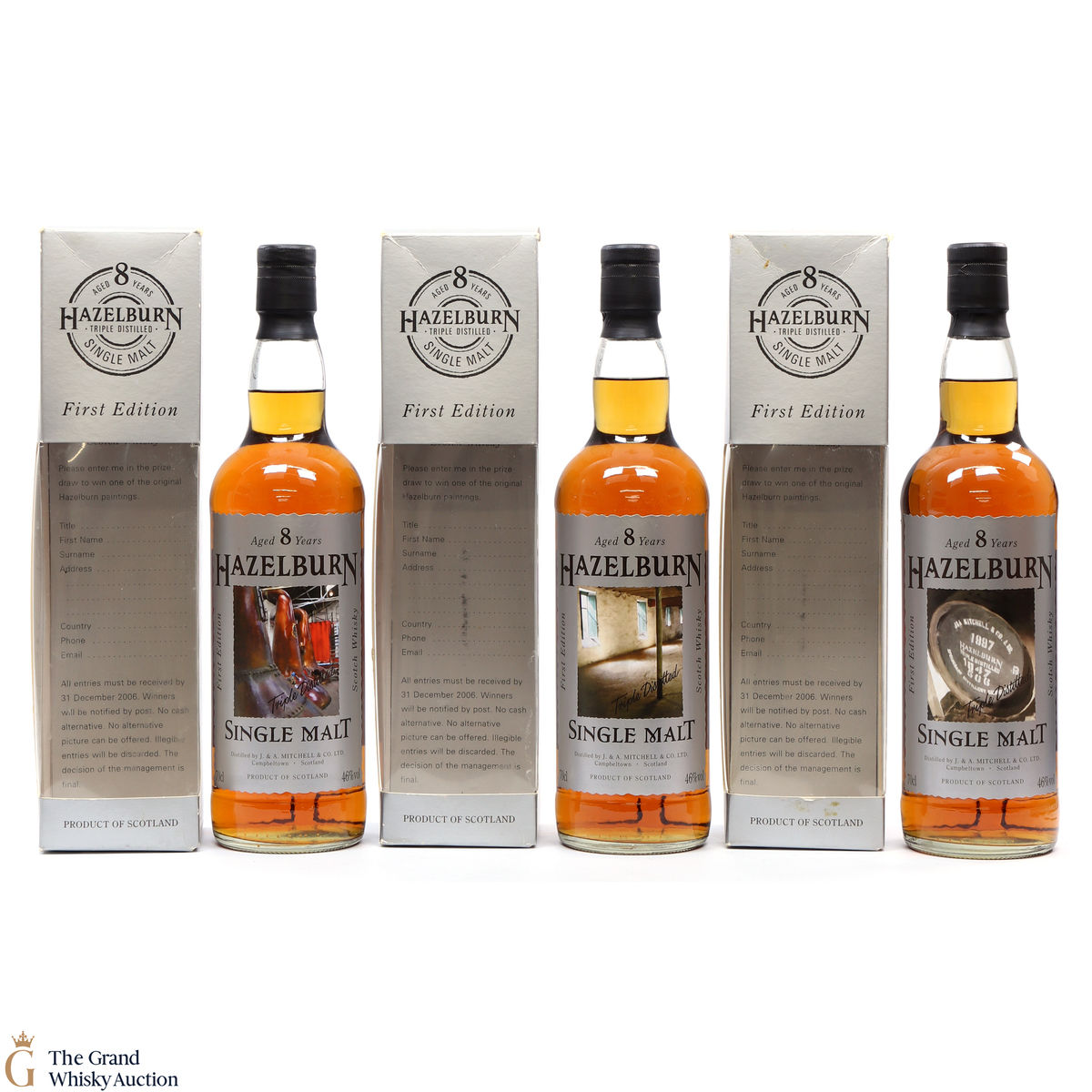 Hazelburn - 8 Year Old - First Edition Set