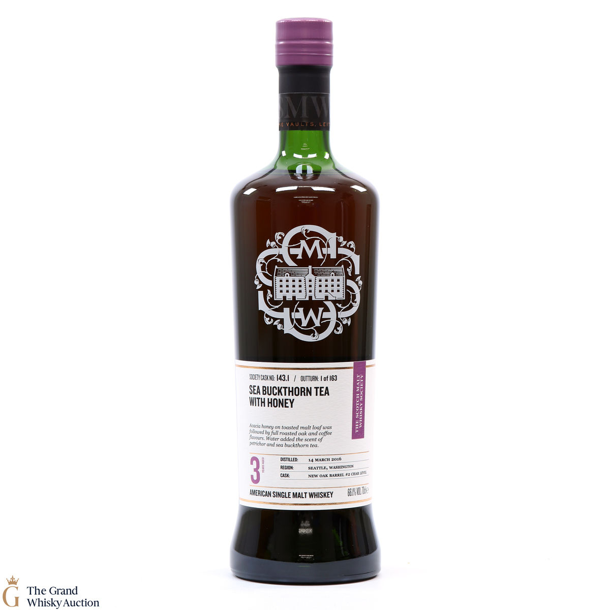Copperworks Distilling - 3 Year Old SMWS 143.1 Sea Buckthorn Tea with Honey