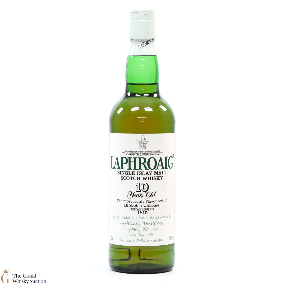 Laphroaig 10 Year Old / ISO 14001 