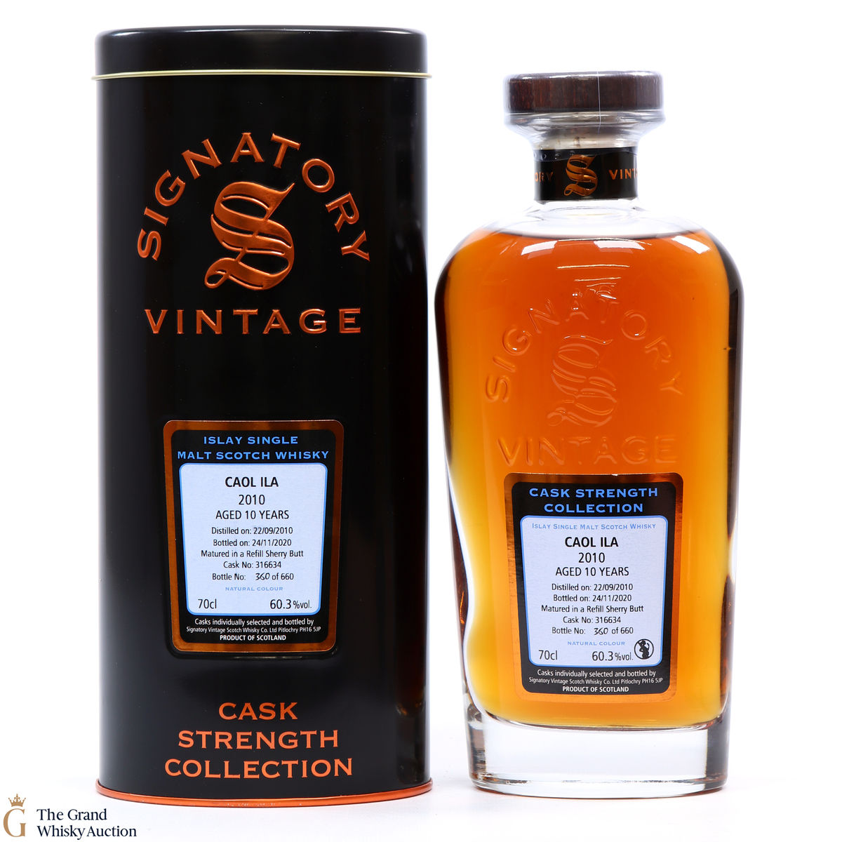 Caol Ila - 10 Year Old 2010 - Signatory #316634