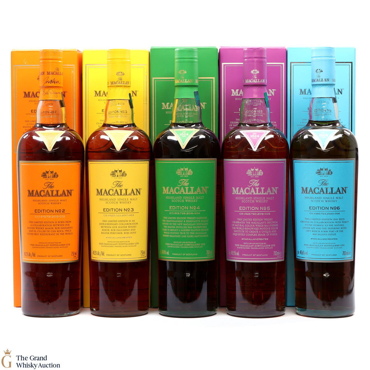 Macallan - Edition 2,3,4,5 & 6