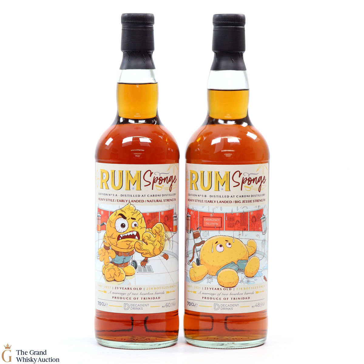 Caroni - 23 Year Old - Rum Sponge #3:A & 3:B (2 x 70cl)