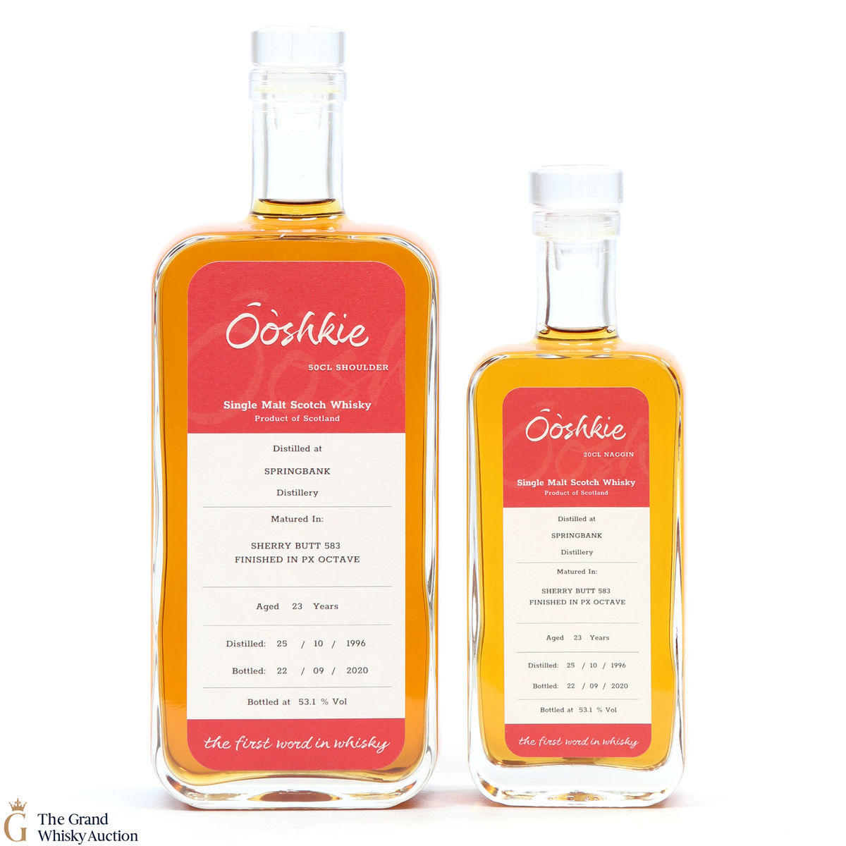 Springbank - 23 Year Old 1996 - Ooshkie #583 50cl & 20cl
