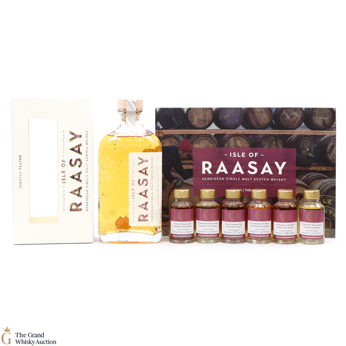 Raasay - Single Malt - R-01 + 6 x 5cl Sample Pack