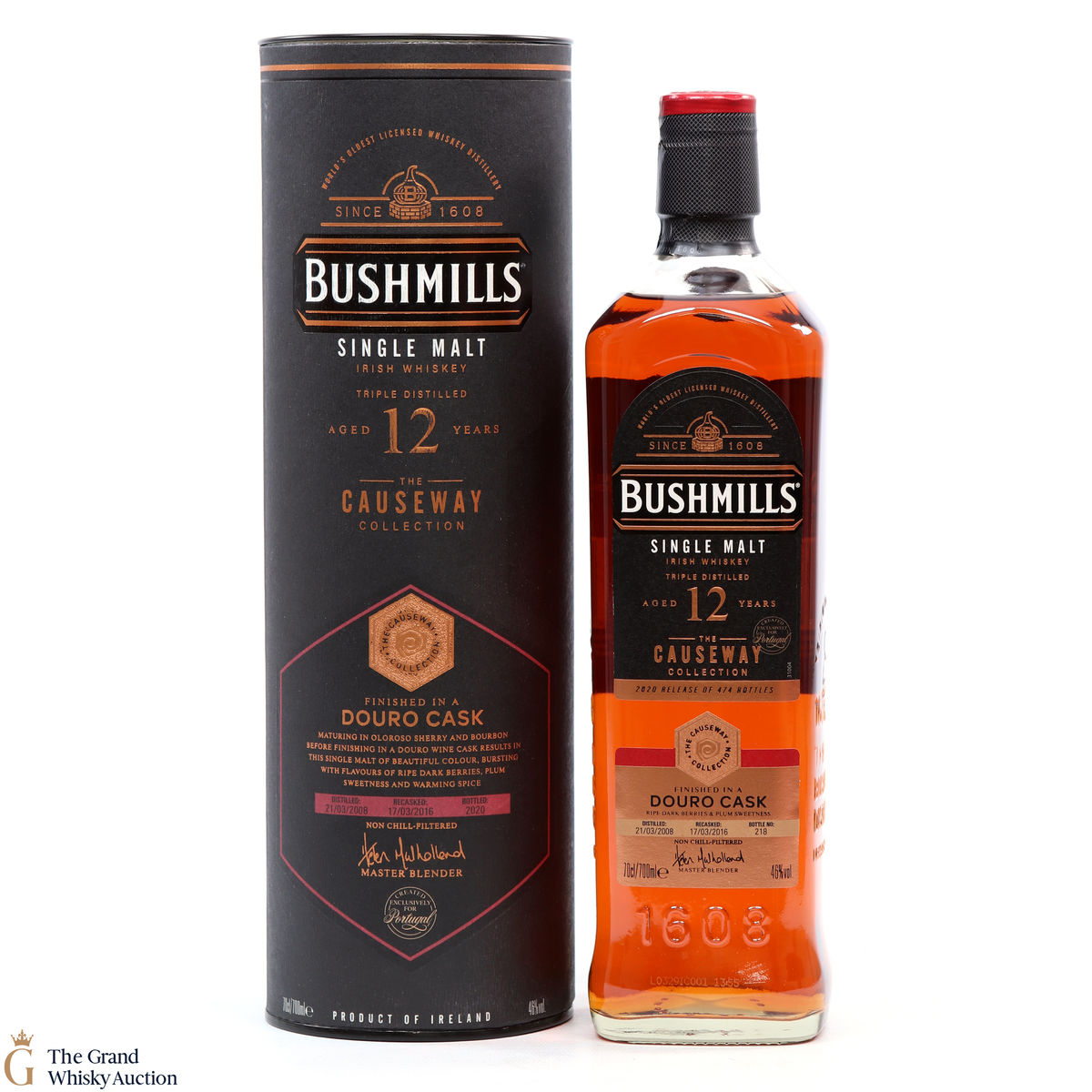 Bushmills - 12 Year Old - Douro Cask - Causeway Collection - Exclusively for Portugal