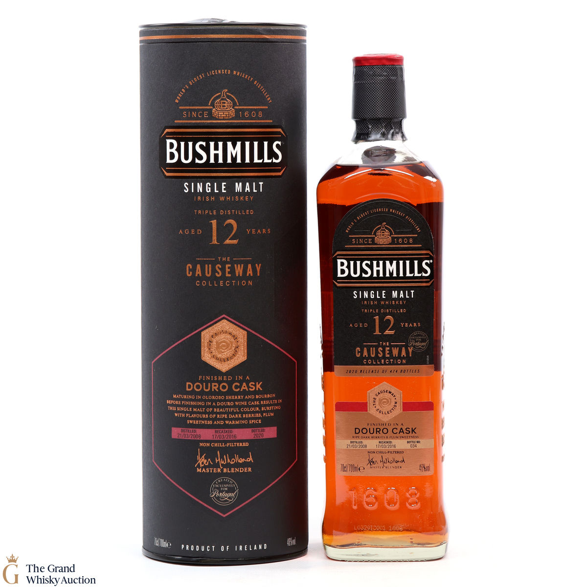 Bushmills - 12 Year Old - Douro Cask - Causeway Collection - Exclusively for Portugal