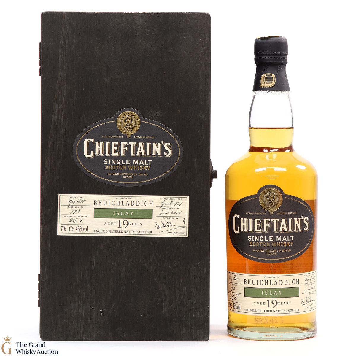 Bruichladdich - 19 Year Old 1989 - Chieftain's #792