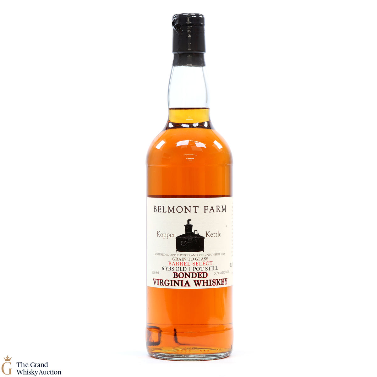 Belmont Farm - 6 Year Old - Kopper Kettle - Virginia Whiskey