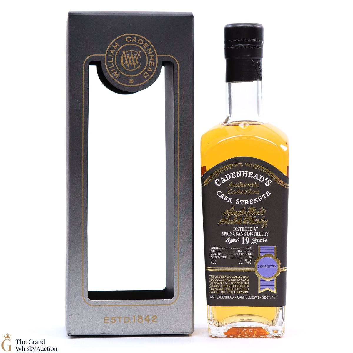 Springbank - 19 Year Old - 2001 Cask Strength - Cadenhead's 