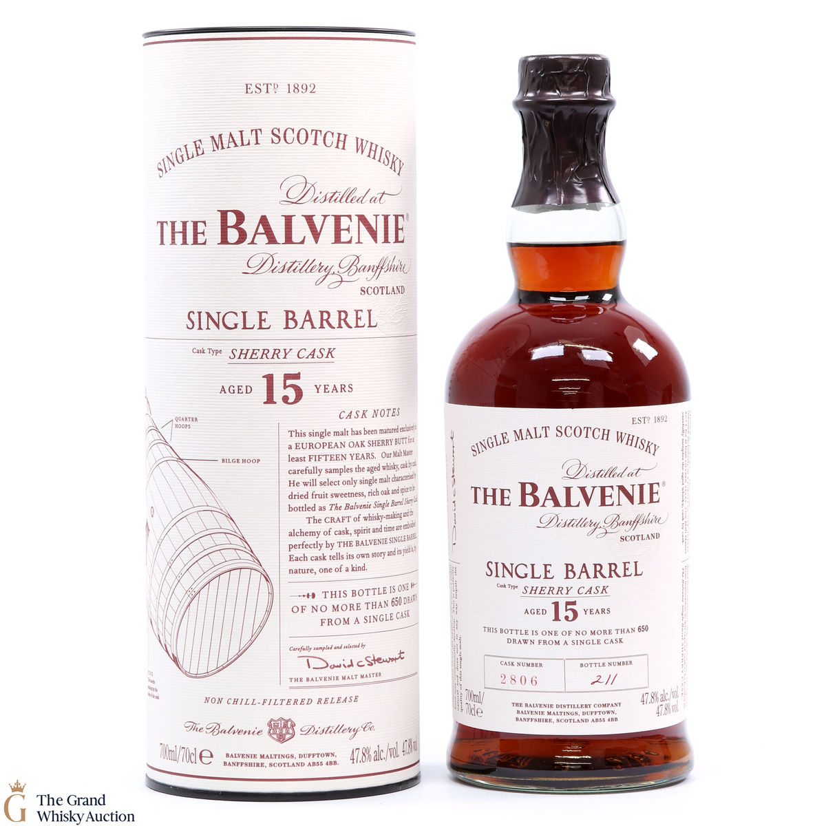 Balvenie - 15 Year Old Single Sherry Barrel #2806