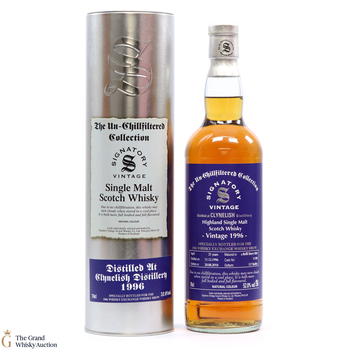 Clynelish - 21 Year Old - Signatory #11390 - Exclusively for The 10th Whisky Exchange Whisky Show