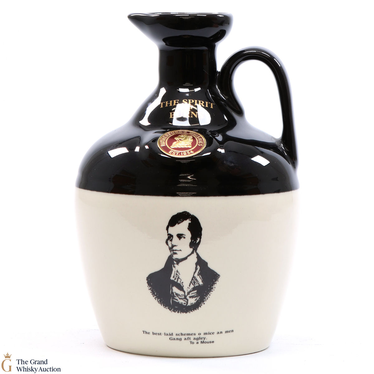 Rutherford's - The Spirit of Burns Ceramic Decanter