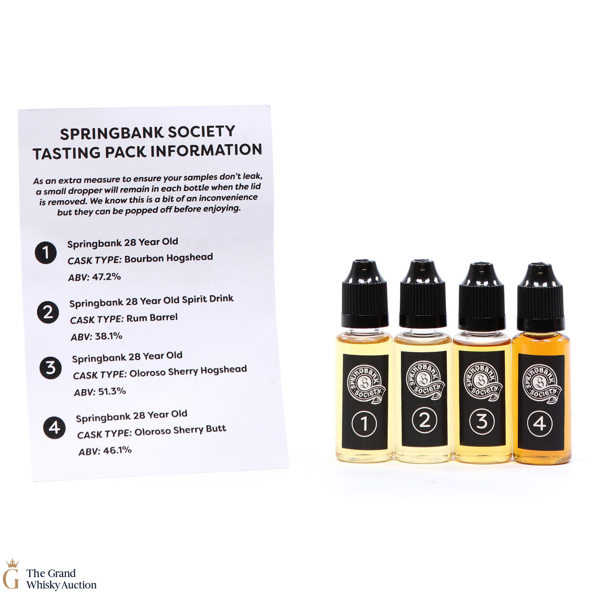 Springbank - 28 Year Old - Society Tasting Pack (4 x 2cl)