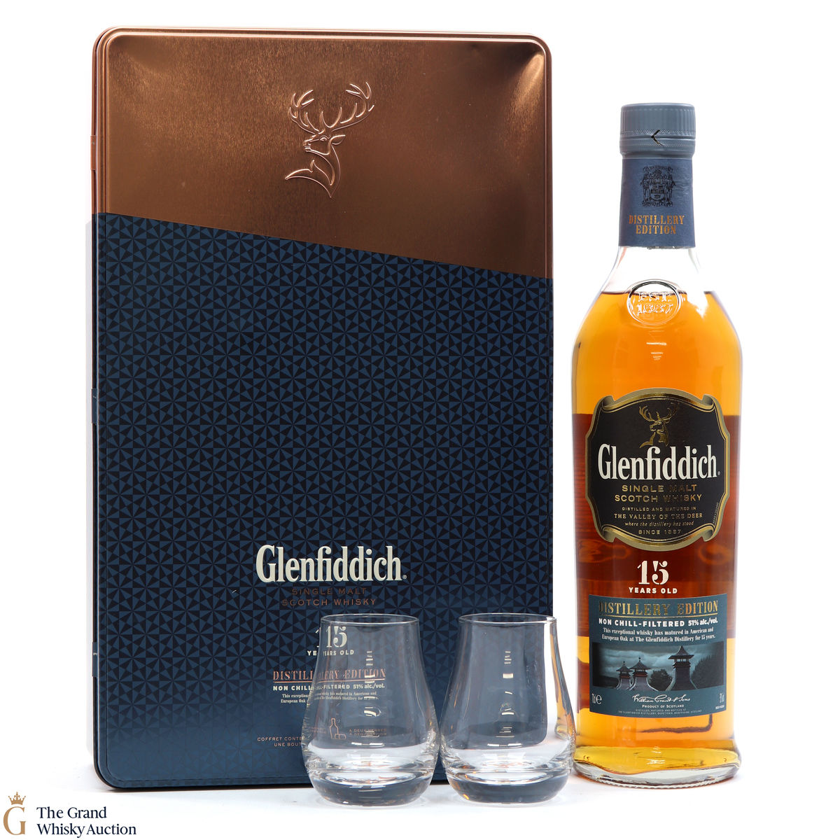 Glenfiddich - 15 Year Old - Distillery Edition + Glasses