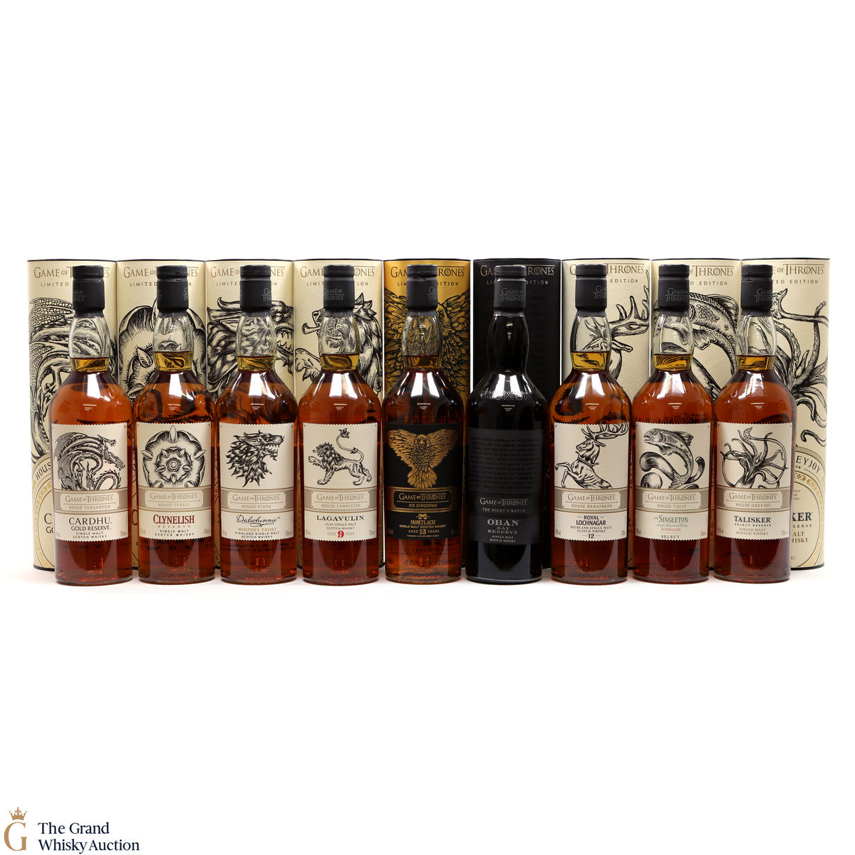 Game of Thrones - Limited Editions - 9 x 70cl (with Mortlach)