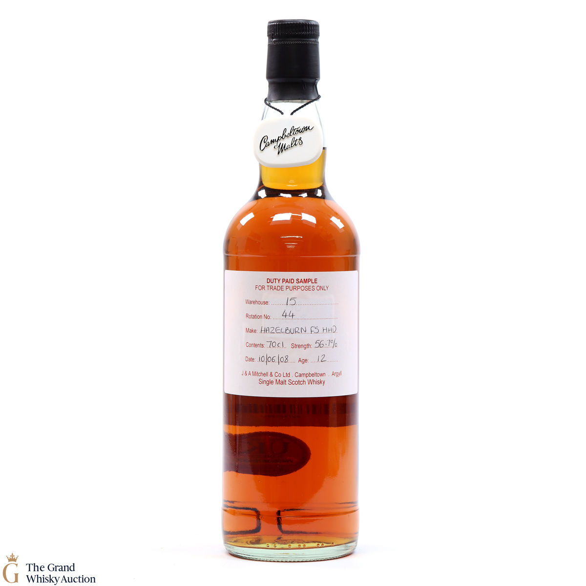 Hazelburn - 12 Year Old 2008 - Duty Paid Sample 