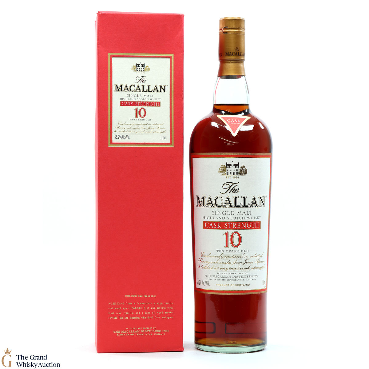 Macallan - 10 Year Old Cask Strength - 1 Litre 58.2%