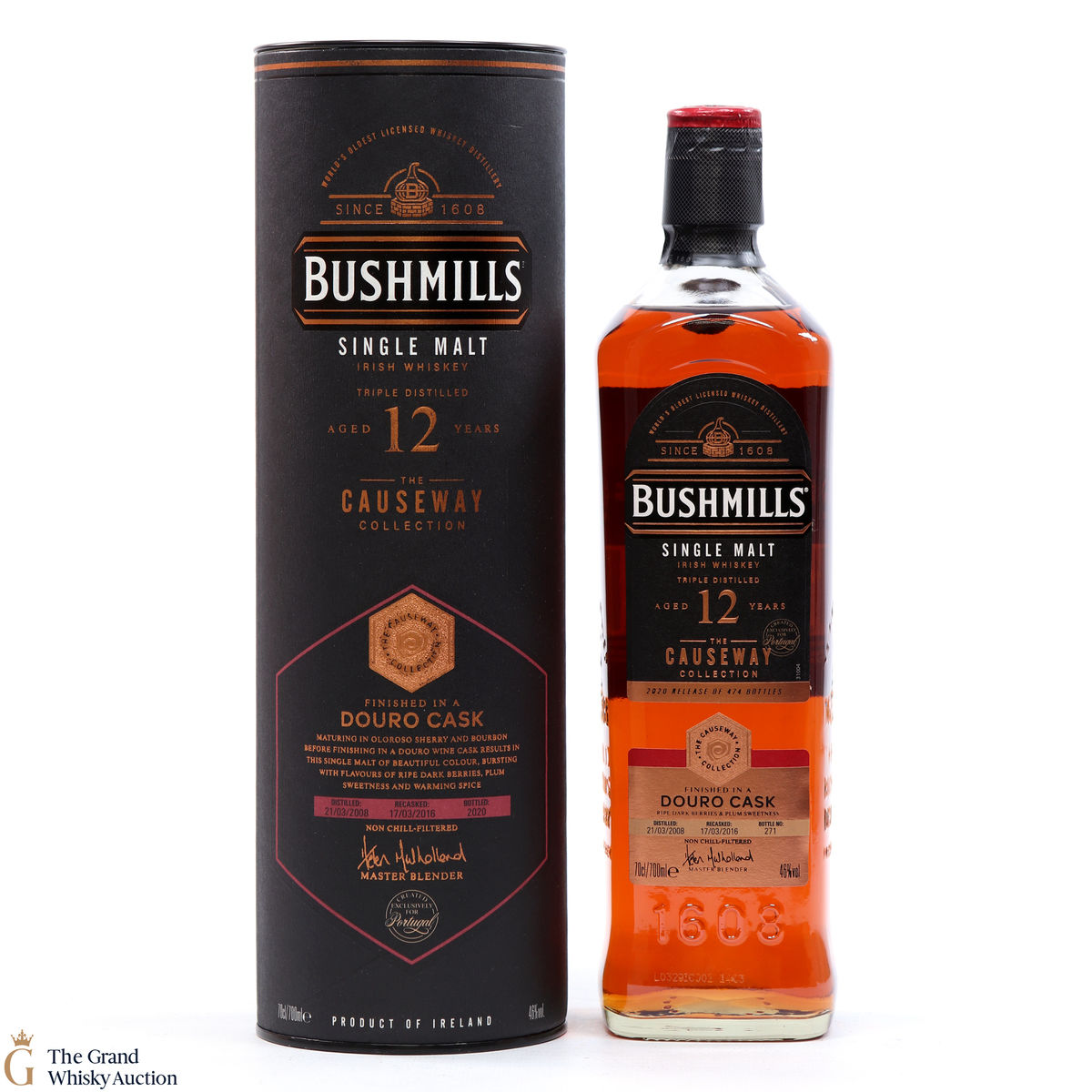 Bushmills - 12 Year Old - Douro Cask - Causeway Collection - Exclusively for Portugal