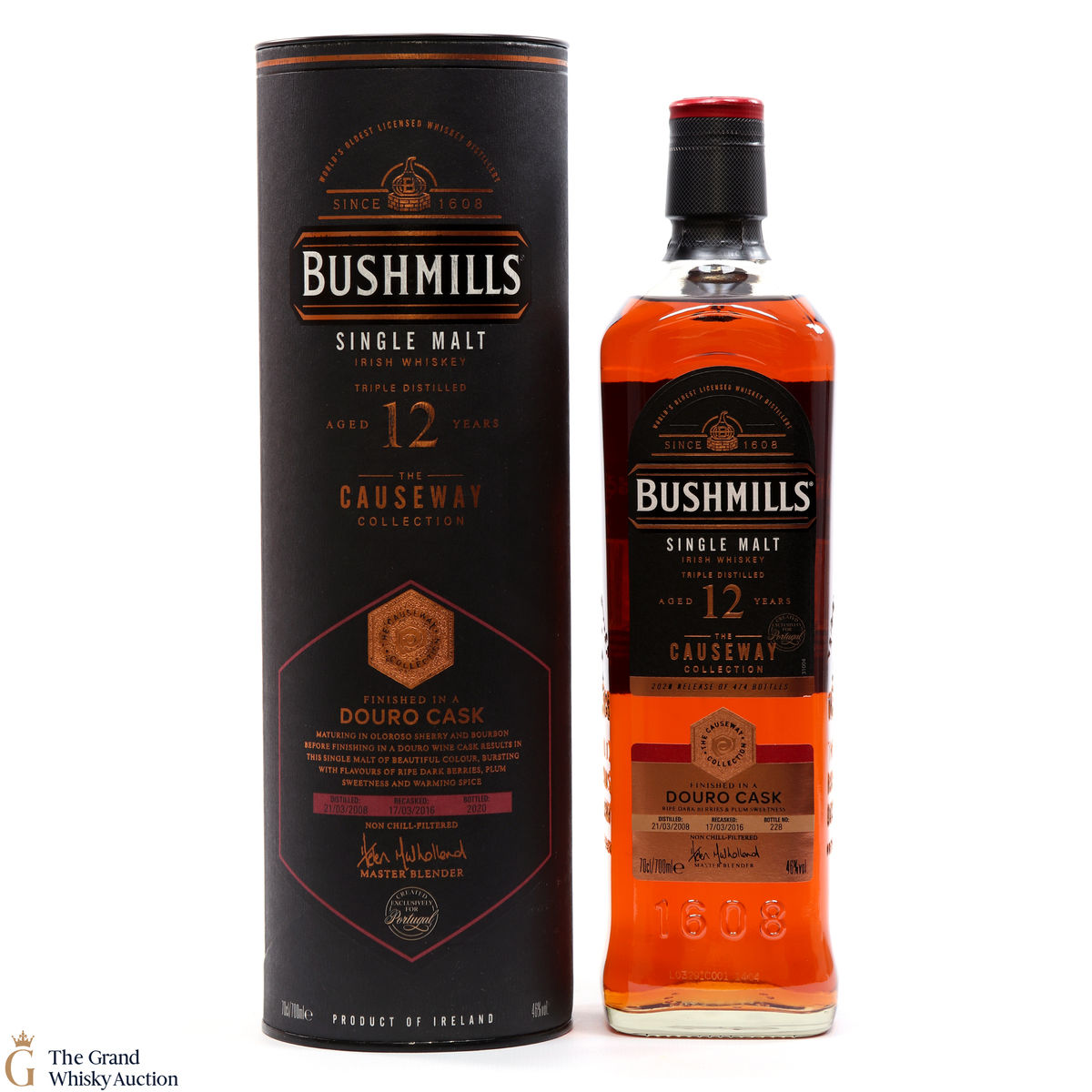 Bushmills - 12 Year Old - Douro Cask - Causeway Collection - Exclusively for Portugal