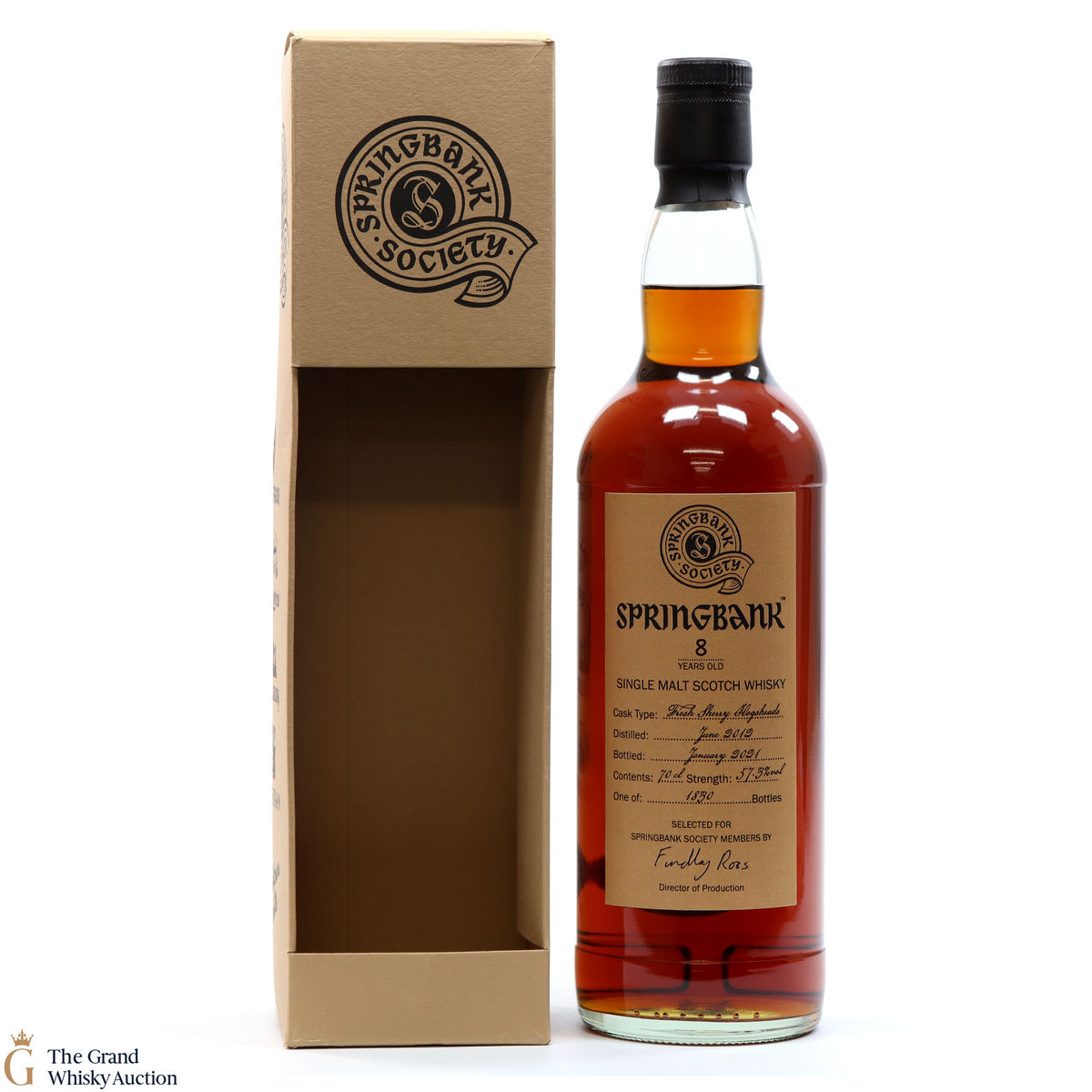 Springbank - 8 Year Old - 2012 Fresh Sherry Hogshead