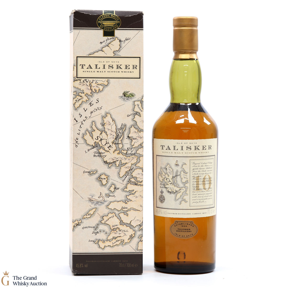 Talisker - 10 Year Old - Map Label 