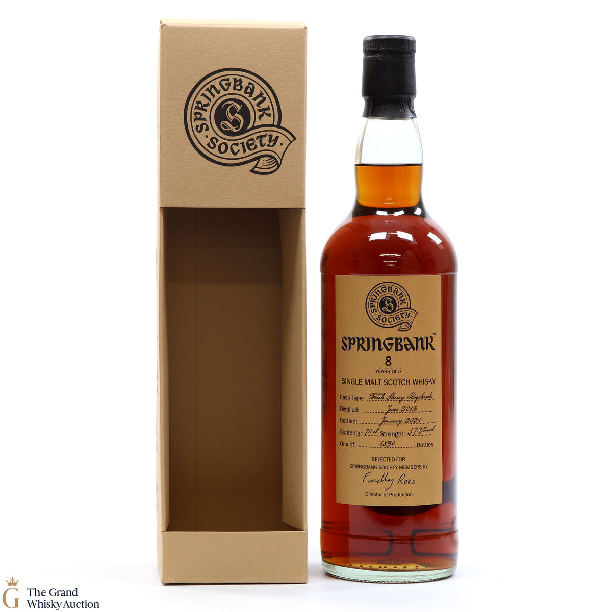 Springbank - 8 Year Old - 2012 Fresh Sherry Hogshead