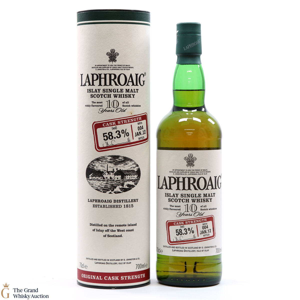 Laphroaig - 10 Year Old - Original Cask Strength Batch #004