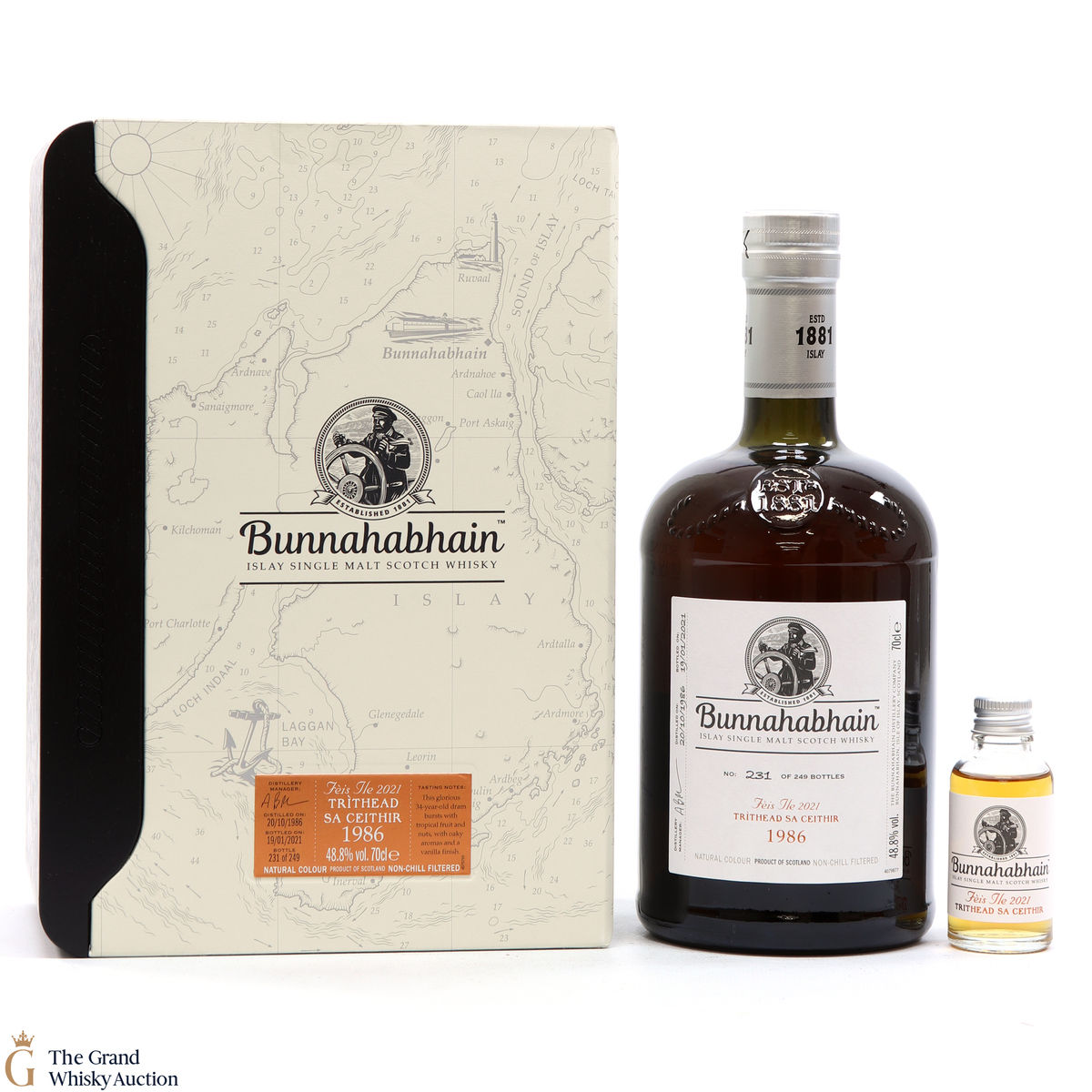Bunnahabhain - 34 Year Old1986 Trithead Sa Ceithir Feis Ile 2021 + Sample