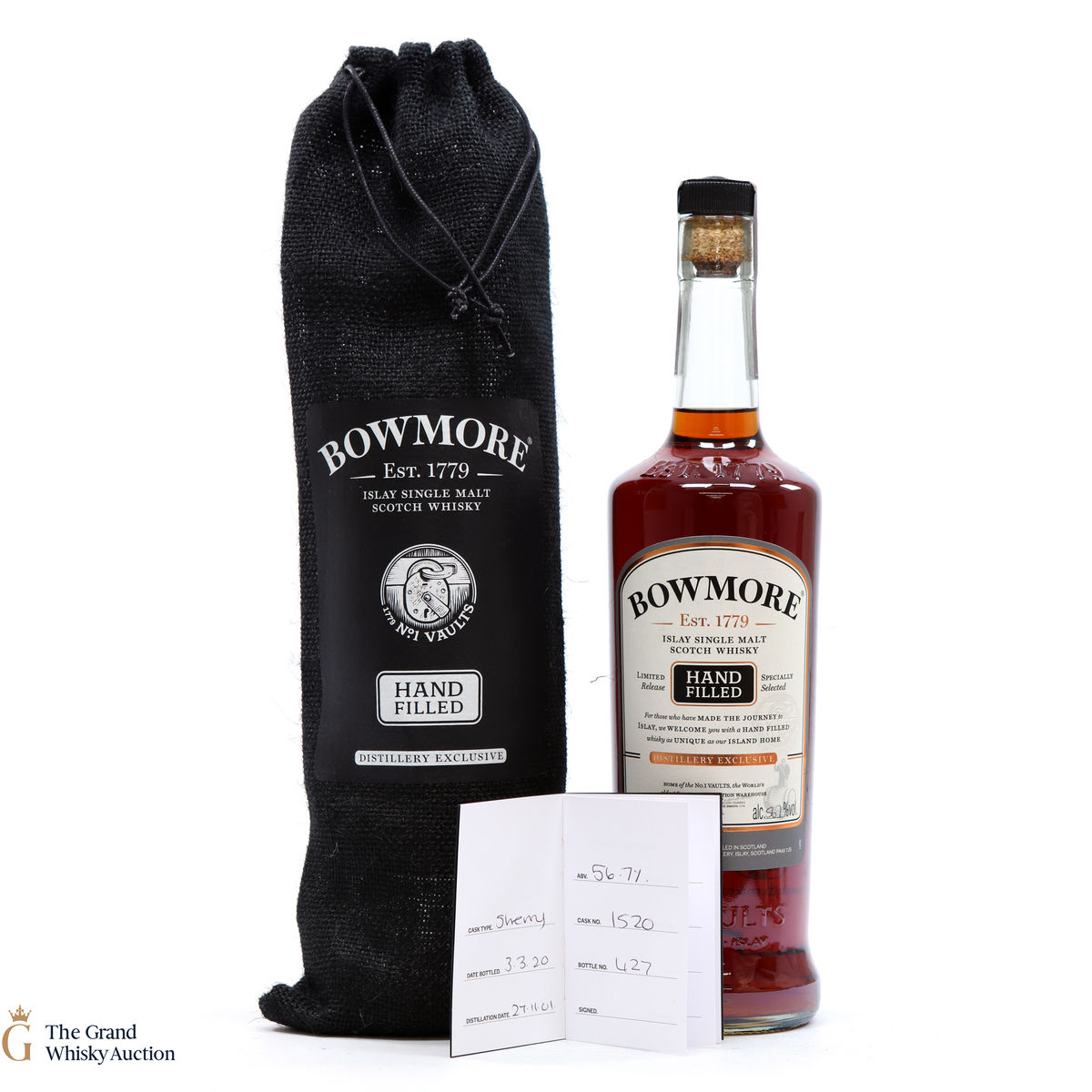 Bowmore - 18 Year Old 2001 - 2020 Hand Fill - Sherry Cask #1520