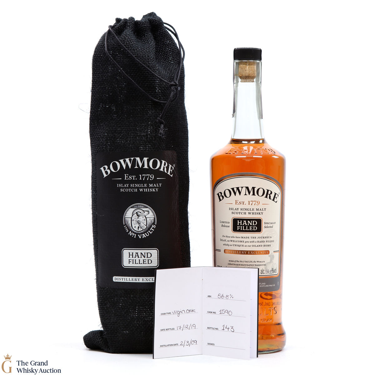 Bowmore - 10 Year Old - 2019 Hand Fill - Virgin Oak #1590