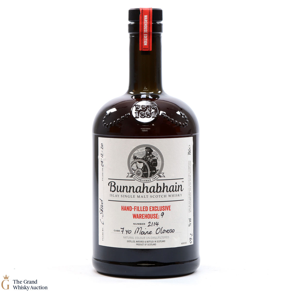 Bunnahabhain - 7 Year Old - Moine Oloroso #2114 Hand Fill 