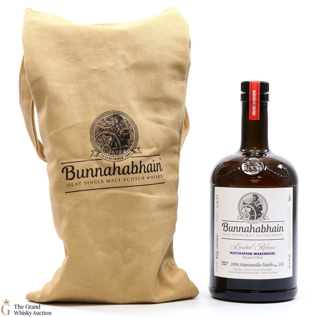 Bunnahabhain - 2004 Manzanilla Finish #553 - Hand Fill
