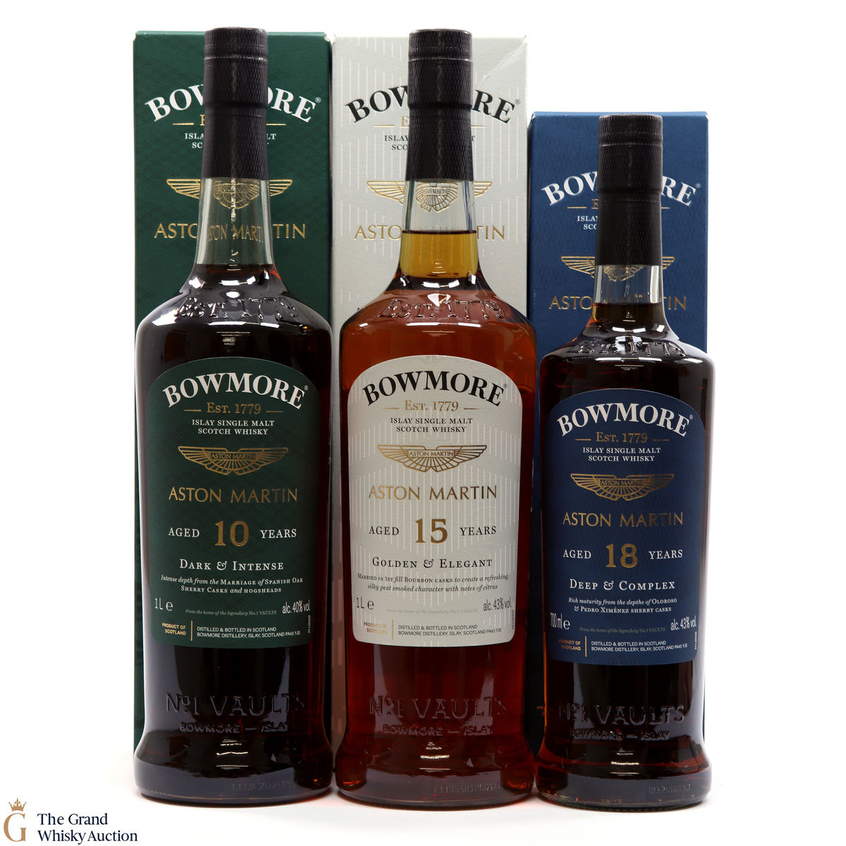 Bowmore - Aston Martin - Edition 1,2 + 3