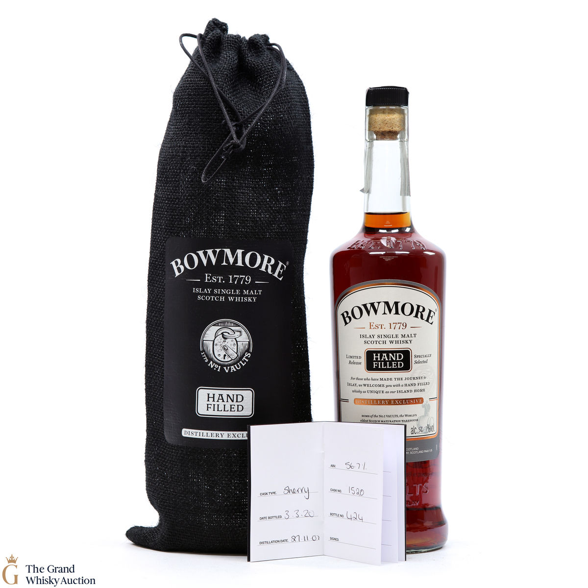 Bowmore - 18 Year Old 2001 - 2020 Hand Fill - Sherry Cask #1520
