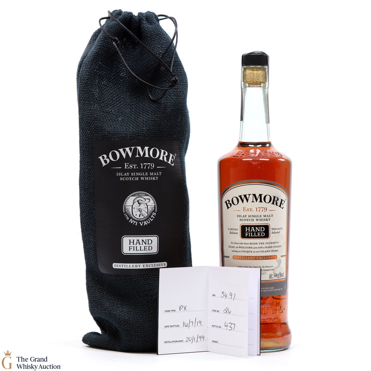Bowmore - 20 Year Old - 2019 Hand Fill - PX Cask #26