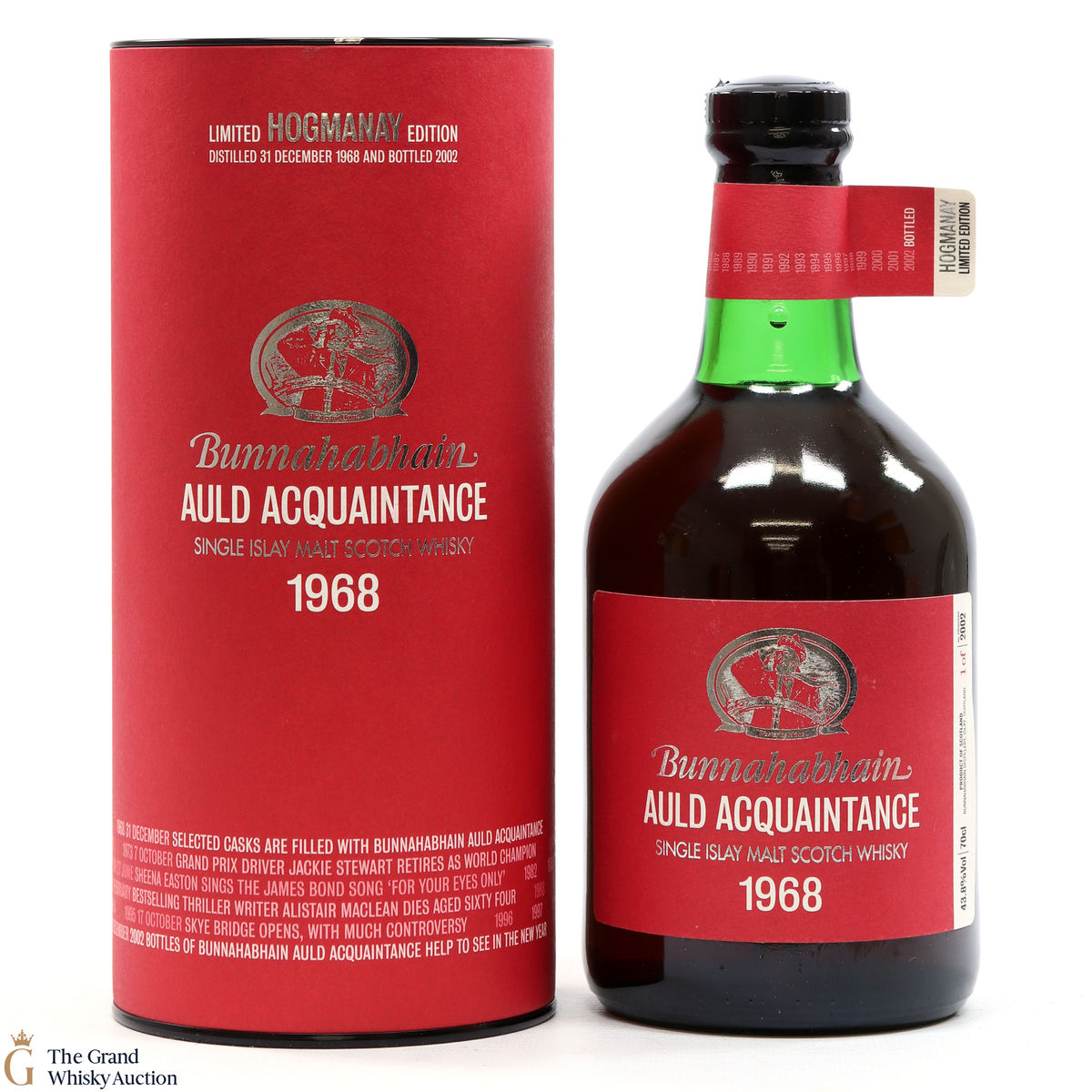 Bunnahabhain - 34 Year Old - 1968 Auld Acquaintance 